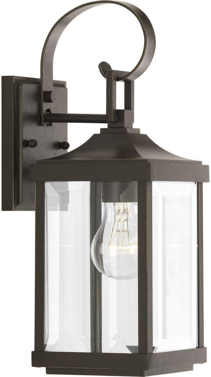 image:imageGibbes Street Collection 2Light Clear Beveled Glass New Traditional Outdoor Medium Wall Lantern Light Antique Bronze1 Light