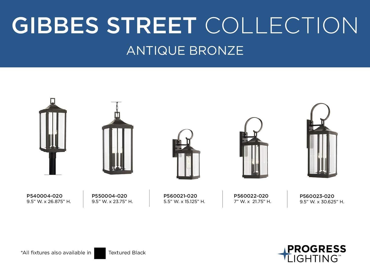 image:imageGibbes Street Collection 2Light Clear Beveled Glass New Traditional Outdoor Medium Wall Lantern Light Antique Bronze1 Light