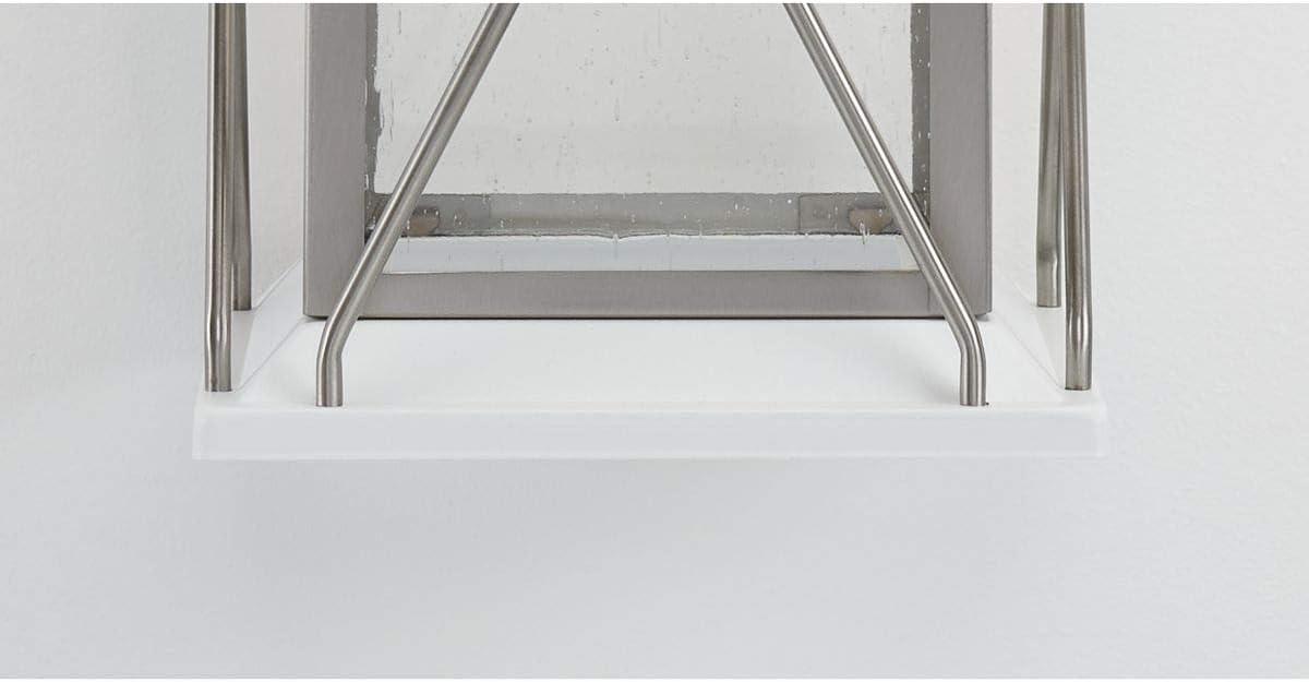 image:imageProgress Lighting Barlowe Collection 1Light Clear Seeded Glass Farmhouse Outdoor Medium Wall Lantern Light Stainless Steel