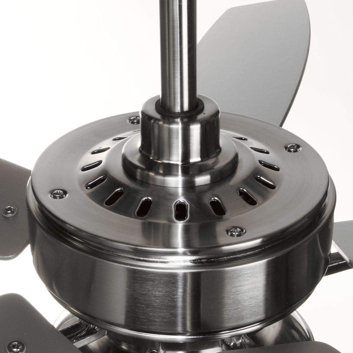 image:imageProgress Lighting Billows Collection 52 5 Blade Ceiling FanNickel