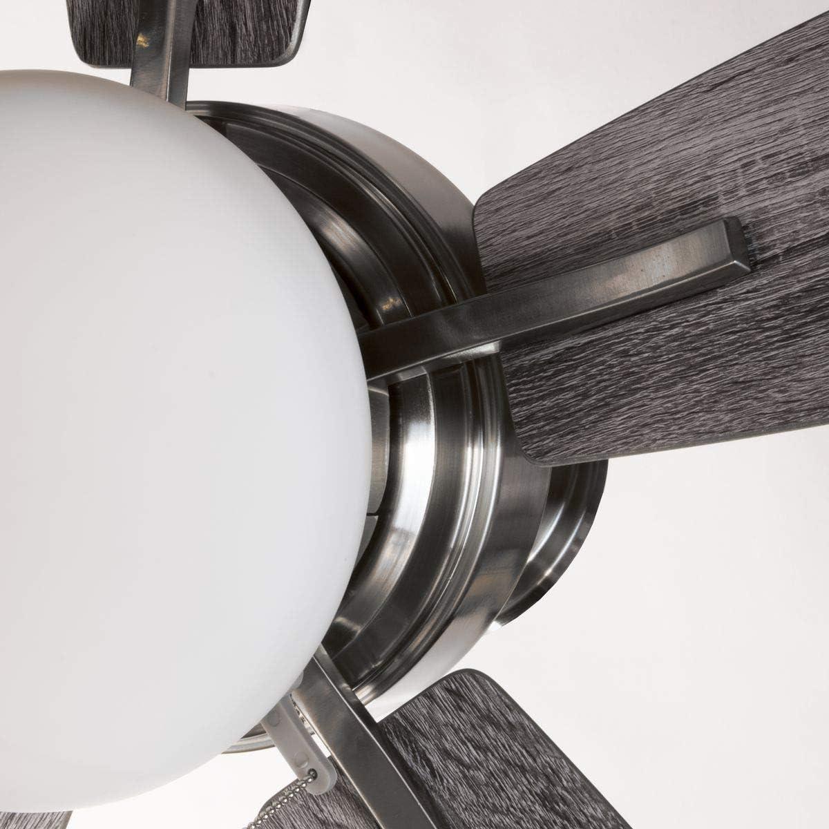 image:imageProgress Lighting Billows Collection 52 5 Blade Ceiling FanNickel