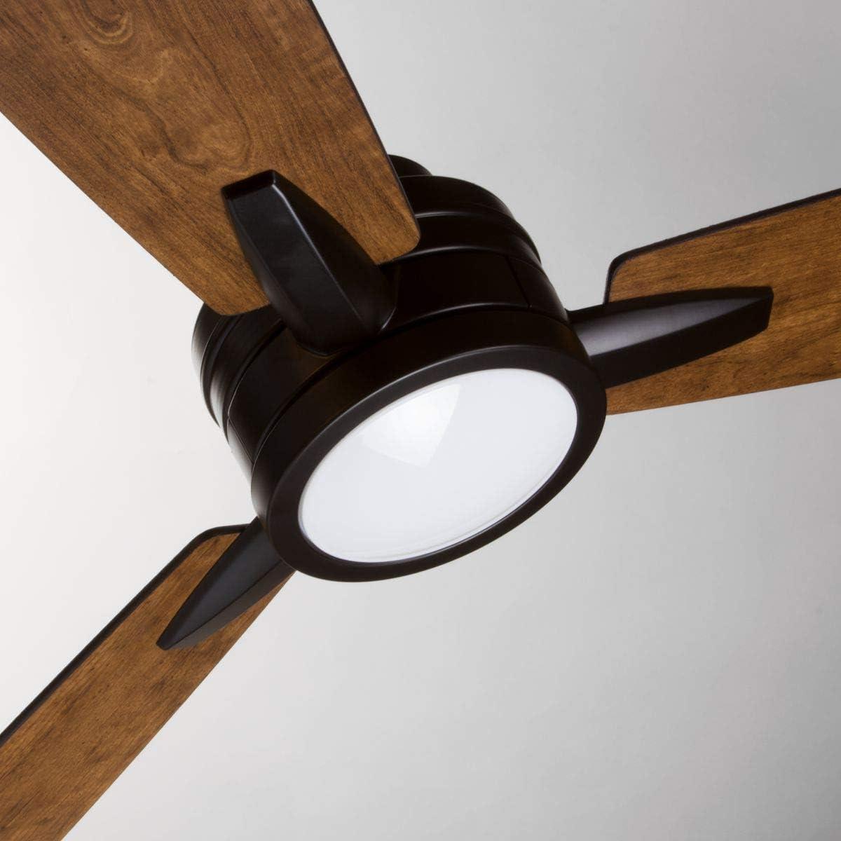 image:imageProgress Lighting Gaze Collection 60 LED ThreeBlade Ceiling FanBronze
