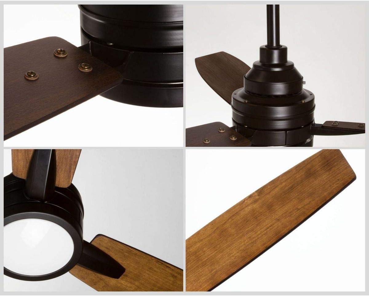 image:imageProgress Lighting Gaze Collection 60 LED ThreeBlade Ceiling FanBronze
