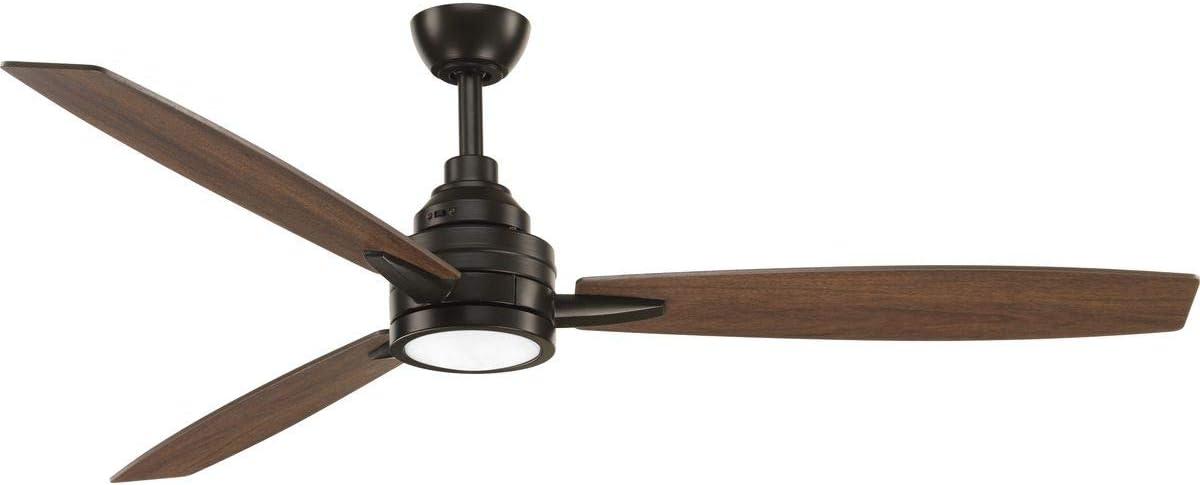 image:imageProgress Lighting Gaze Collection 60 LED ThreeBlade Ceiling FanBronze