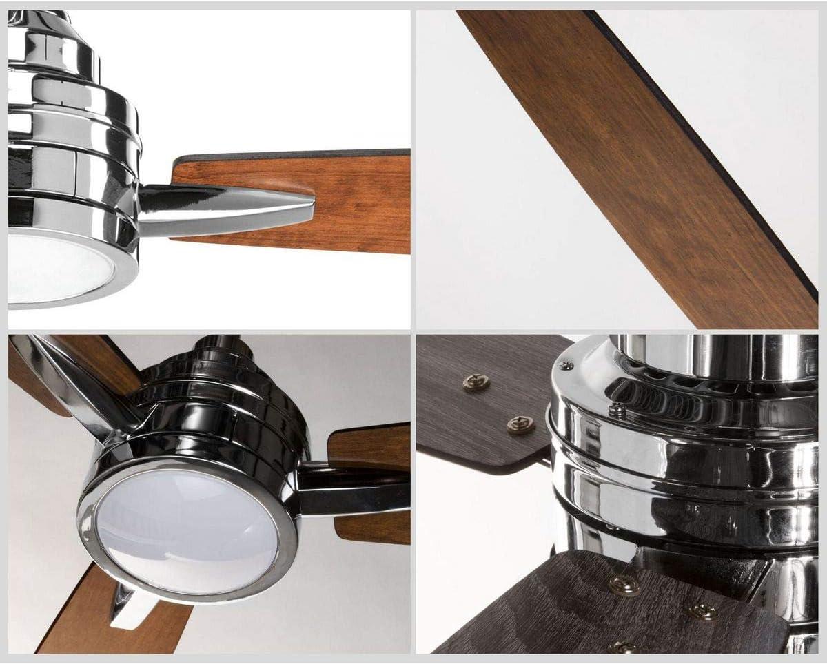 image:imageProgress Lighting Gaze Collection 60 LED ThreeBlade Ceiling FanPolished Chrome