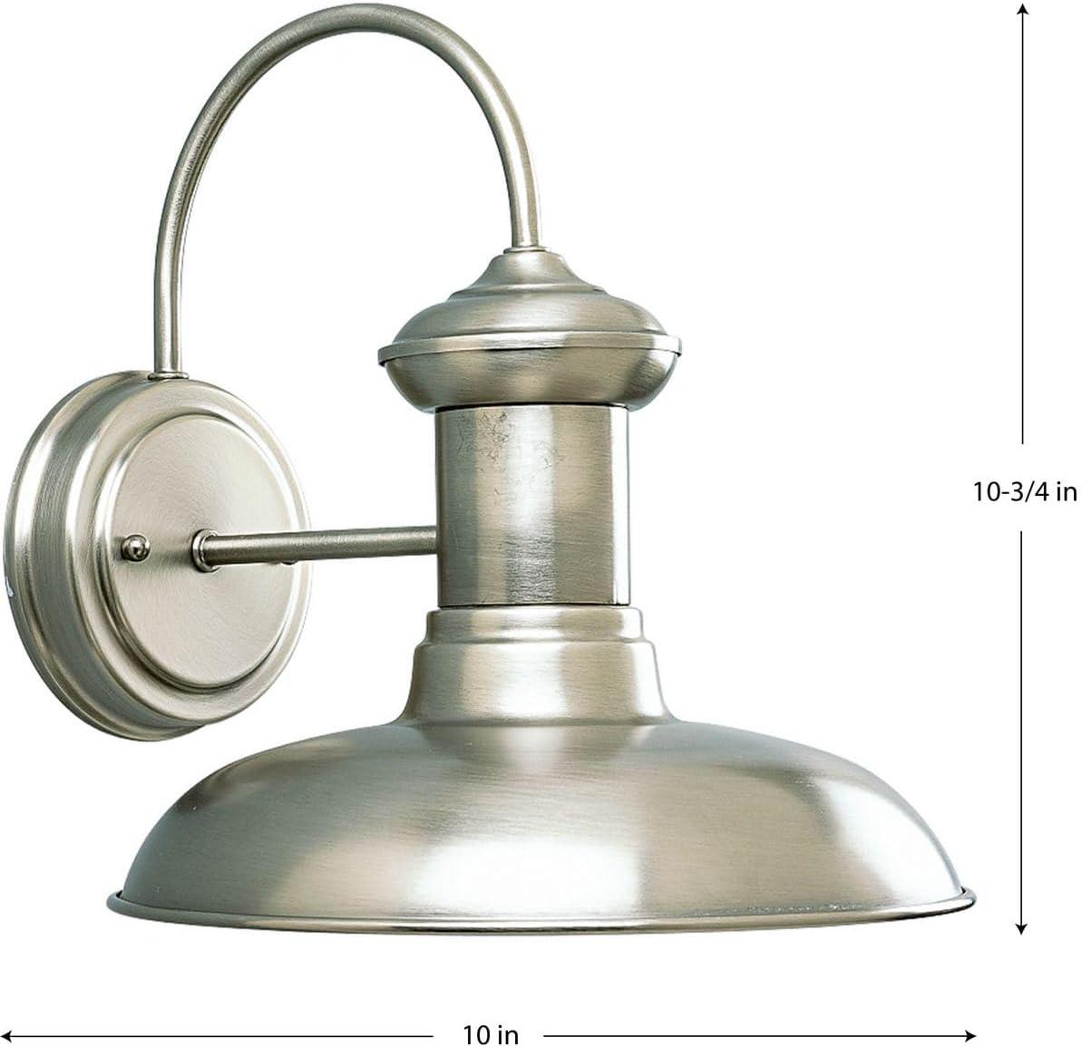 image:imageProgress Lighting P572371 Brookside Outdoor 12Inch Width x 12516Inch Height BlackAntique Nickel