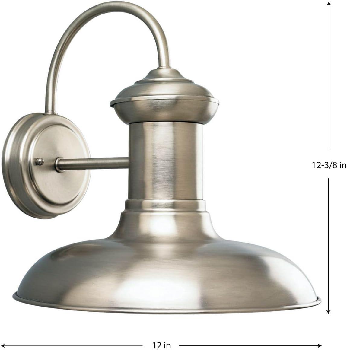 image:imageProgress Lighting P572371 Brookside Outdoor 12Inch Width x 12516Inch Height BlackAntique Nickel