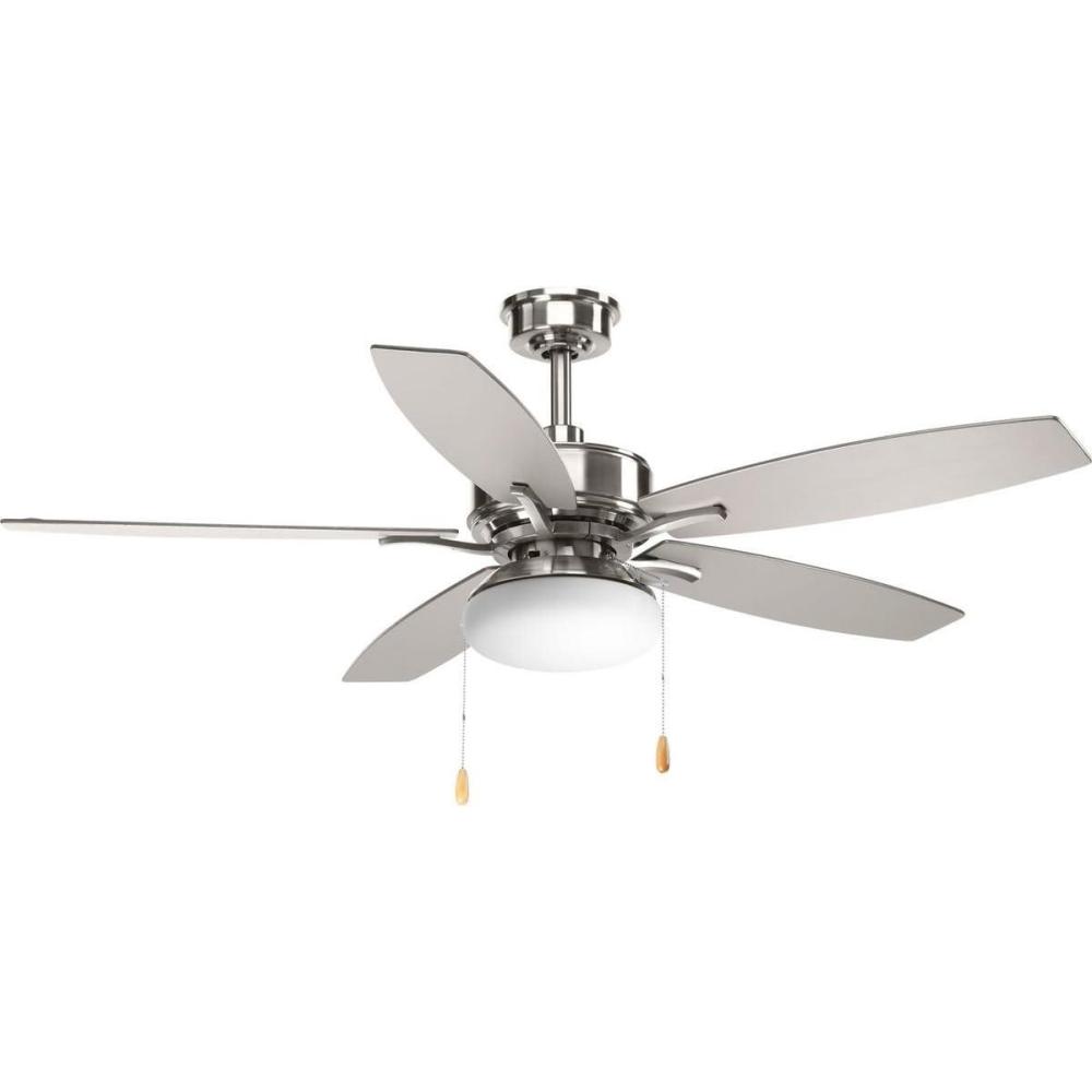 image:imageProgress Lighting Billows Collection 52 5 Blade Ceiling FanNickel
