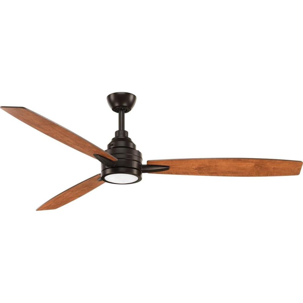 image:imageProgress Lighting Gaze Collection 60 LED ThreeBlade Ceiling FanBronze