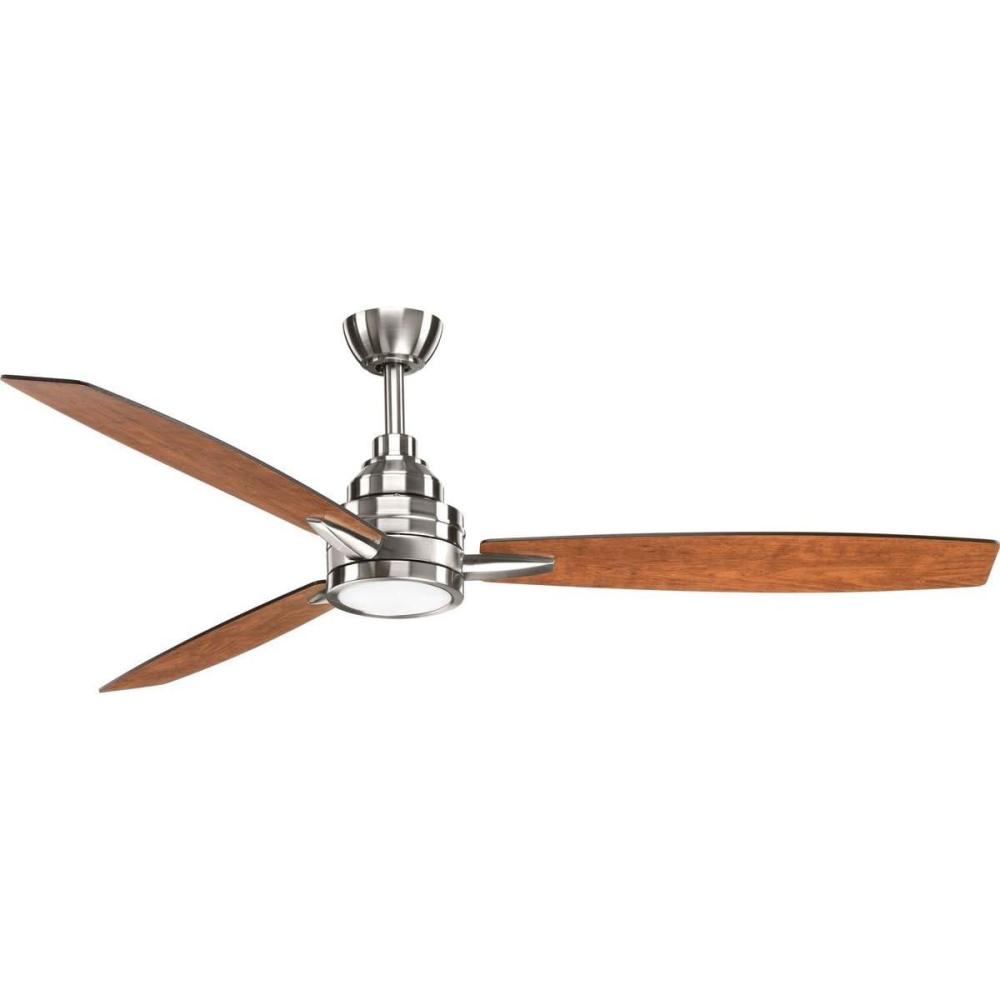 image:imageProgress Lighting Gaze Collection 60 LED ThreeBlade Ceiling FanNickel