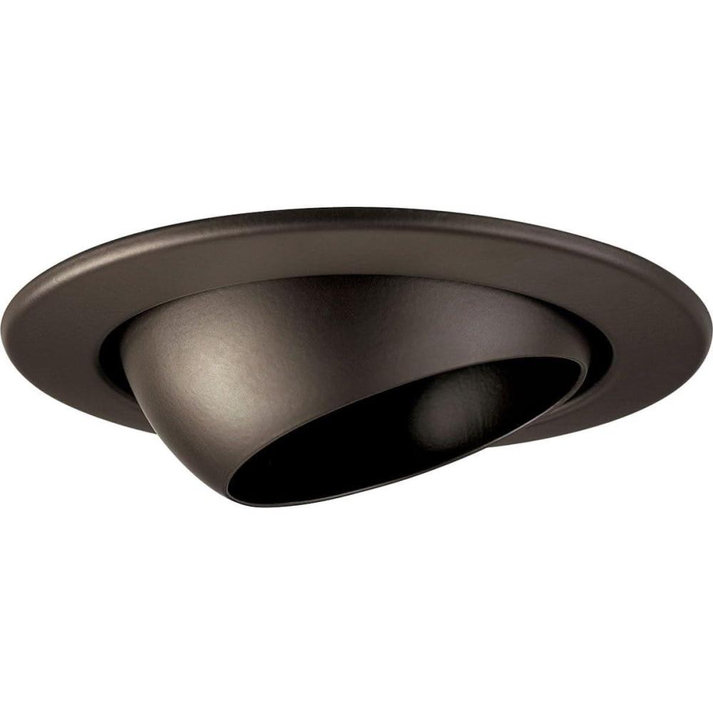 image:imageProgress Lighting P804620 4Inch Incandescent Eyeball Recessed Light Trim Finish Antique BronzeAntique Bronze