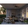 Gibbes Street Collection 2-Light Clear Beveled Glass New Traditional Outdoor Medium Wall Lantern Light Antique Bronze(1 Light)