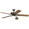 Progress Lighting AirPro Collection 52” Five-Blade Indoor/Outdoor Ceiling Fan(Bronze)