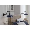 Progress Lighting Cedar Springs Collection 1-Light Farmhouse Outdoor Extra-Large Wall Lantern Light Pistachio(Blue)