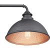 Progress Lighting Englewood Collection 1-Light Farmhouse Outdoor Medium Wall Lantern Light Textured Black, 10.38×12.00×12.00(Black)