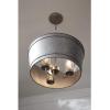 Progress Lighting Galveston Collection 3-Light Clear Seeded Glass Farmhouse Indoor Pendant Light Galvanized(Gray)
