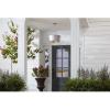 Progress Lighting Galveston Collection 3-Light Clear Seeded Glass Farmhouse Indoor Pendant Light Galvanized(Gray)