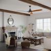 Progress Lighting Gaze Collection 60” LED Three-Blade Ceiling Fan(Bronze)