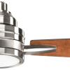 Progress Lighting Gaze Collection 60” LED Three-Blade Ceiling Fan(Nickel)