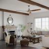 Progress Lighting Gaze Collection 60” LED Three-Blade Ceiling Fan(Polished Chrome)