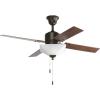 Progress Lighting P2531-20 52-Inch 4-Blade Ceiling Fan,Antique Bronze(Antique Bronze)