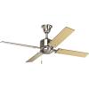 Progress Lighting P2531-20 52-Inch 4-Blade Ceiling Fan,Antique Bronze(Nickel)