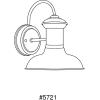 Progress Lighting P5723-71 Brookside Outdoor, 12-Inch Width x 12-5/16-Inch Height, Black(Gilded Iron)
