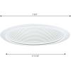 Progress Lighting P8066-28 Lighting Accessory, 7-3/4-Inch Diameter, White(White)