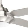 Progress Lighting Signature Plus II Collection 54” LED Five Blade Fan(Nickel)