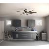 Progress Lighting Vast Collection 72-Inch 8-Blade Gray Modern Ceiling Fan, Nickel(Bronze)