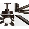 Progress Lighting Vast Collection 72-Inch 8-Blade Gray Modern Ceiling Fan, Nickel(Bronze)