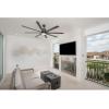 Progress Lighting Vast Collection 72-Inch 8-Blade Gray Modern Ceiling Fan, Nickel(Bronze)