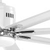 Progress Lighting Vast Collection 72-Inch 8-Blade Gray Modern Ceiling Fan, Nickel(White)