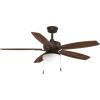 Progress Lighting Billows Collection 52” 5 -Blade Ceiling Fan(Antique Bronze)