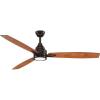 Progress Lighting Gaze Collection 60” LED Three-Blade Ceiling Fan(Bronze)
