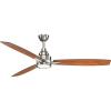 Progress Lighting Gaze Collection 60” LED Three-Blade Ceiling Fan(Nickel)