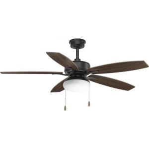 Progress Lighting Billows Collection 52” 5 -Blade Ceiling Fan(Black)