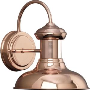 Progress Lighting P5723-71 Brookside Outdoor, 12-Inch Width x 12-5/16-Inch Height, Black(Copper)