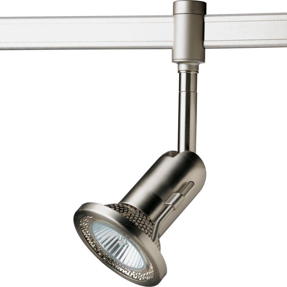 image:imageProgress Lighting P612509 12 Volt MR16 Flex Track Head with Fixed Gimbal Brushed Nickel