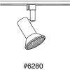 Progress Lighting P6280-31 Universal Track Head Accepts Any Medium Base Par, Br, Or R Lamp (Except Par30 Short Neck) Black Flex Collar P8792-31 Available, Black