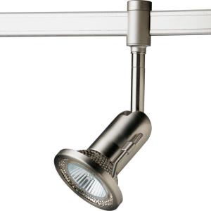 Progress Lighting P6125-09 12 Volt MR16 Flex Track Head with Fixed Gimbal, Brushed Nickel