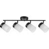 Progress Lighting Ridgecrest Collection Brushed Nickel One-Head Multi-Directional Track(Black)