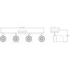 Progress Lighting Ridgecrest Collection Brushed Nickel One-Head Multi-Directional Track(White)