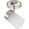 Progress Lighting Ridgecrest Collection Brushed Nickel One-Head Multi-Directional Track(Nickel)