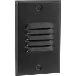 Progress Lighting P6828-20/30K Seoul LED Louvered Vertical Step/Wall Light, Antique Bronze(Black)