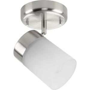 Progress Lighting Ridgecrest Collection Brushed Nickel One-Head Multi-Directional Track(Nickel)