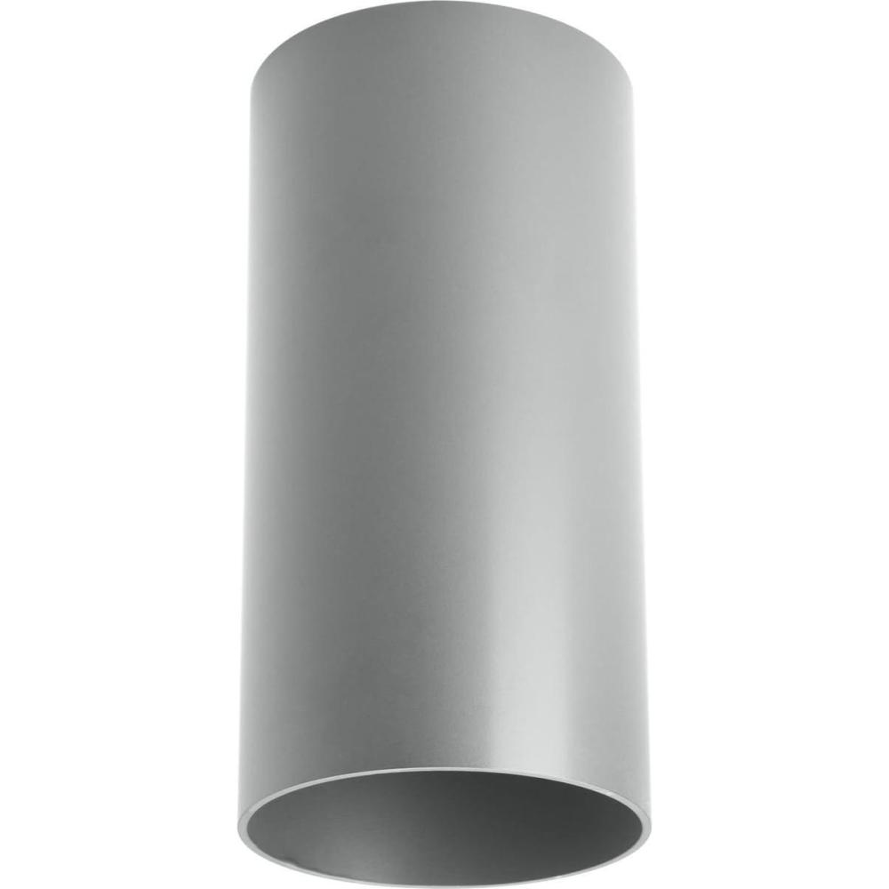 image:imageProgress Lighting 6Inch Cylinder LED Outdoor Ceiling Light 1Light Modern Flush Mount Ceiling Light Fixture Interior and Exterior Lighting for Home or Porch Aluminum Metallic Gray P57418230K