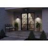Progress Lighting 5-Inch Cylinder Outdoor LED Wall Sconce, 1-Light Modern Wall Mount LED Light, Interior and Exterior Lighting for Home or Porch, Aluminum, Black (P5674-31/30K)