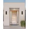 Progress Lighting 5-Inch Cylinder Outdoor LED Wall Sconce, 1-Light Modern Wall Mount LED Light, Interior and Exterior Lighting for Home or Porch, Aluminum, Antique Bronze (P5674-20/30K)