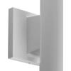Progress Lighting 5-Inch Cylinder Outdoor LED Wall Sconce, 1-Light Modern Wall Mount LED Light, Interior and Exterior Lighting for Home or Porch, Aluminum, White (P5674-30/30K)